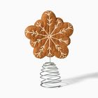 Felt Gingerbread Snowflake Tree Topper
