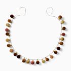 Flocked Ball Garland