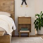 Anton Solid Wood Mini Open Nightstand (16")