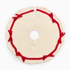 Red Holiday Bows Felt Tree Skirt