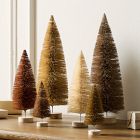 Bottlebrush Tabletop Trees (Set of 6) - Earthy