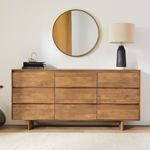 Anton Solid Wood 9-Drawer Dresser (76") by West Elm