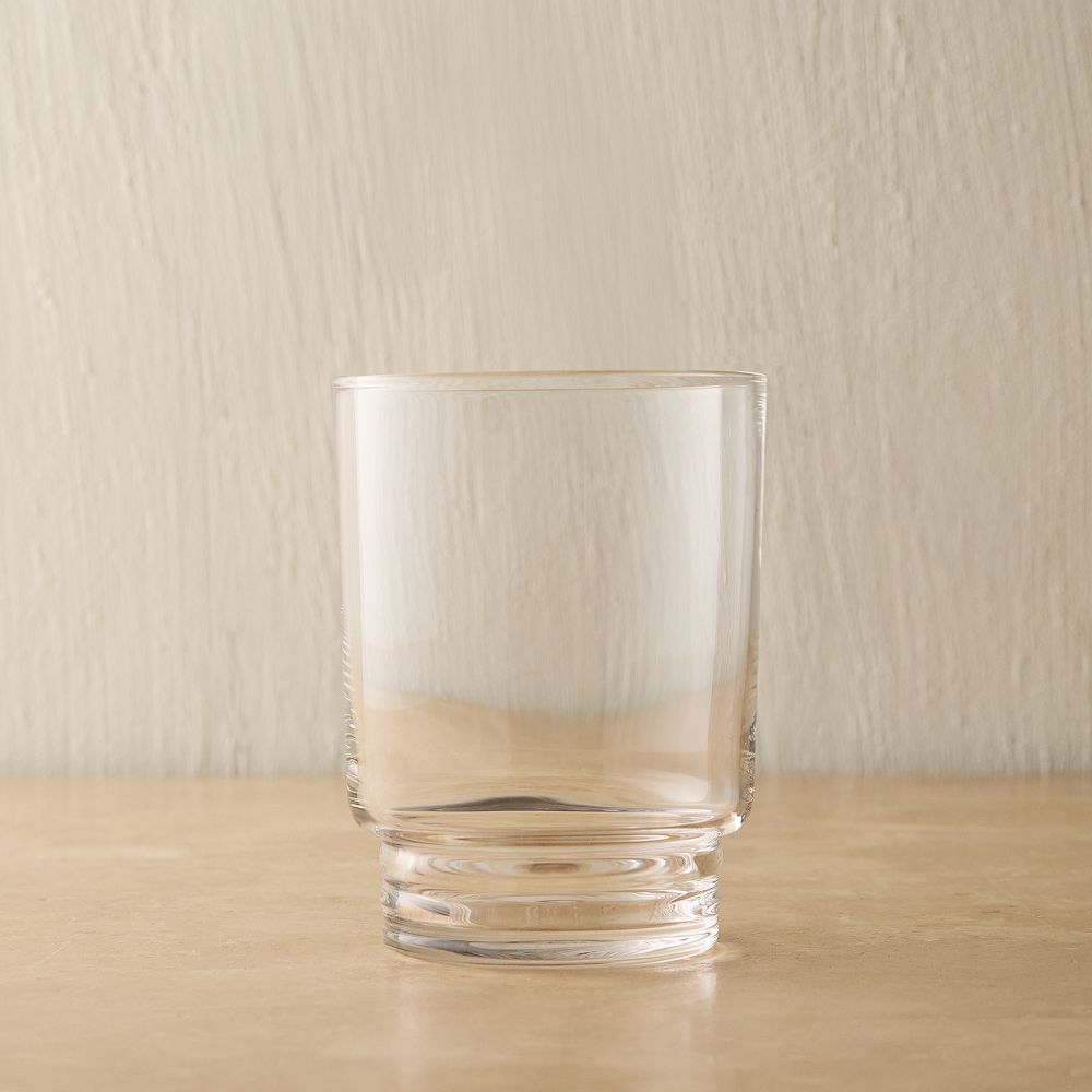 Grooved Stem Double Old Fashioned Glasses - Set of 8