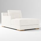 Open Box: Dalton Left Chaise - Deluxe Linen Alabaster