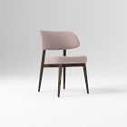 Open Box: Hyde Dining Chair - Performance Velvet Mauve, Smoked Oak
