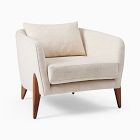 Open Box: Delray Lounge Chair, Deco Weave, Sand, Cool Walnut