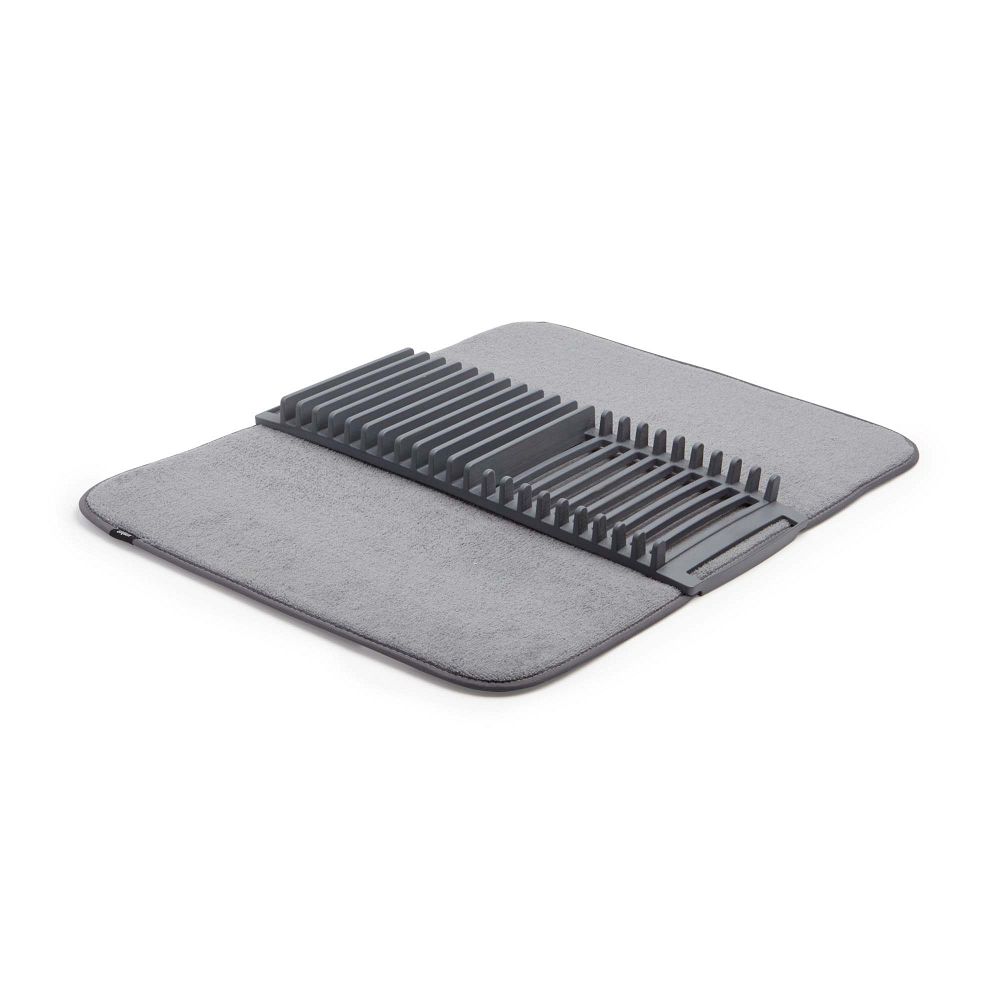 Udry Dish Rack & Drying Mat - Charcoal