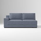 Open Box: Dalton Left-Arm 2.5 Seater Sofa (78") - Performance Coastal Linen Graphite, Black