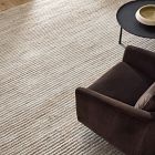 Luxe Ribbed Shag Wool Rug