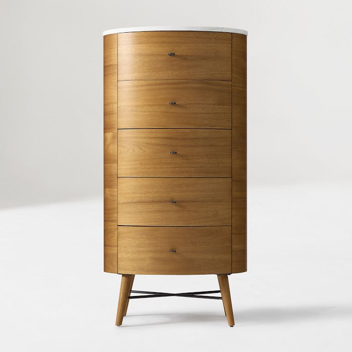 Penelope Narrow 5-Drawer Dresser (26") | West Elm