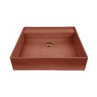 Monterey Square Handmade Vessel Sink &amp; Console