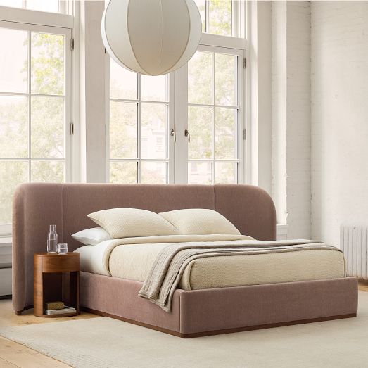 Julianne Upholstered Winged Bed by West Elm