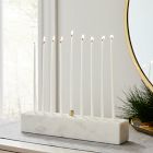 Marble &amp; Brass Menorah