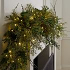 Pre-Lit Faux Mixed Pine Garland