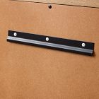 Scallop Edge Wood Rectangular Wall Mirror