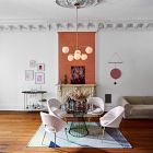 Sphere &amp; Stem 6-Light Chandelier (36")