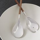 Tira Wood &amp; Metal Salad Servers (Set of 2)