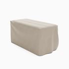 Coastal Outdoor Ottoman Protective Cover