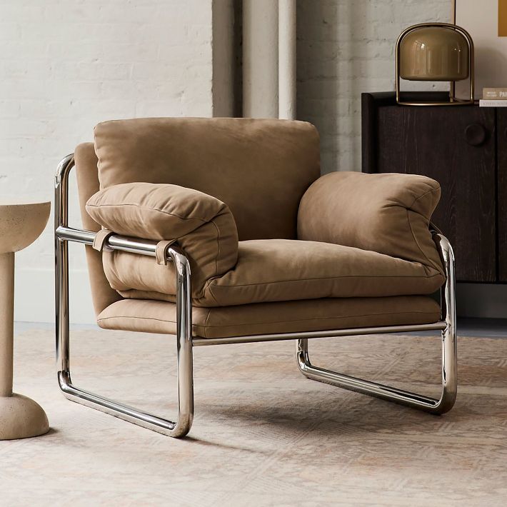 Desmond Leather Chair – Modern Comfort & Style | West Elm