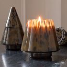 Lidded Glass Filled Tree Candle