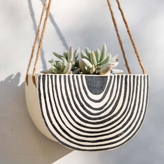 Little Korboose Hanging Planter - Rainbow Roads by West Elm