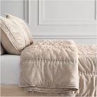 Chenille Linear Comforter &amp; Shams