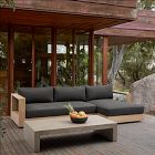 Concrete Waterfall Rectangle Coffee Table (60")