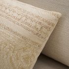 Embroidered Lattice Pillow Cover