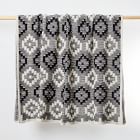 Made*Here New York Mirrored Diamonds Throw