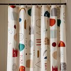 Organic Modern Mix Shower Curtain