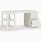 Parsons File Cabinet &amp; Open Storage Desk Set (62")