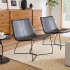 Slope Leather Lounge Chair