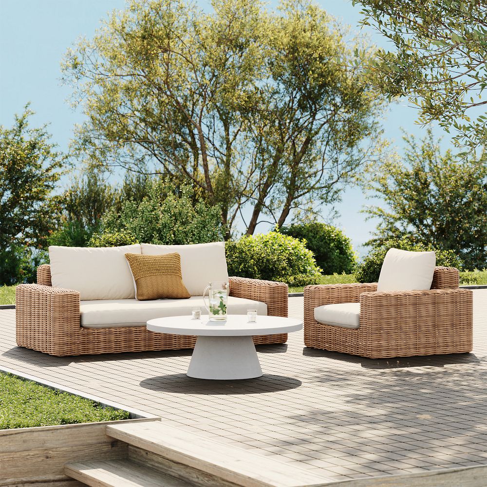 Westport Wicker Outdoor Sofa Set | West Elm