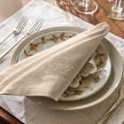 Embroidered Snowfall Cotton Napkin Sets