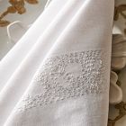 Embroidered Snowfall Cotton Napkin Sets