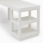 Parsons L-Shaped Desk &amp; Open Storage Set