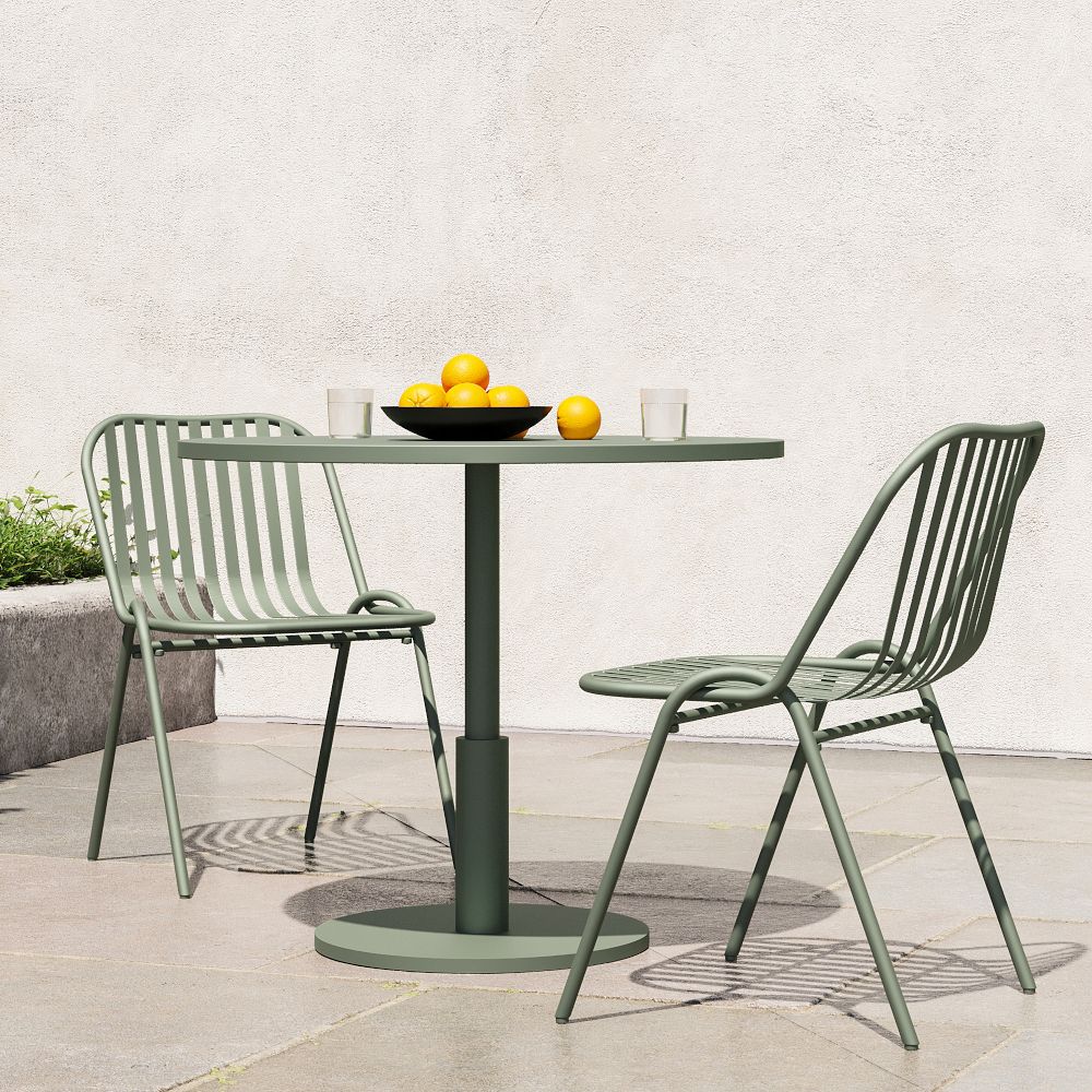 Santa Cruz Outdoor Stacking Dining Chair (Set of 2) by West Elm