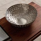 Open Box: Woven Metal Bowl - Brushed Nickel