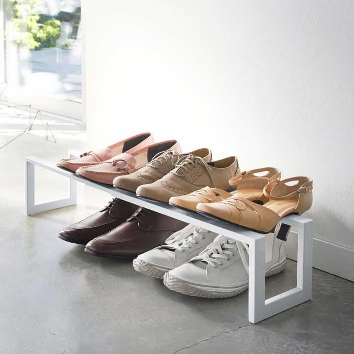 Yamazaki Line Adjustable Shoe Rack | West Elm