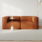 Remi Leather 2-Piece Sofa (70")