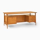 Mid-Century Executive Desk (74") - ADA