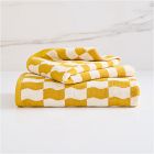 Wavy Blocks Towels