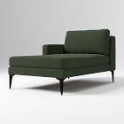 Open Box: Build Your Own - Andes Petite Sectional (Dark Pewter Legs)