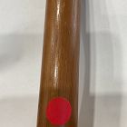 Open Box: Ezra Dining Chair - Ludlow Leather Sesame, Cool Walnut