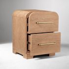 Ava Cerused Mini Nightstand (16")