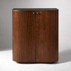 Emma Chamberlain Curved Bar Cabinet (28")