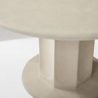Salma Concrete Pedestal Dining Table (48")