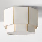 Emma Chamberlain Faceted Flush Mount (16")