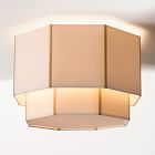 Emma Chamberlain Faceted Flush Mount (16")