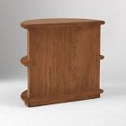 Emma Chamberlain Demi-Lune Side Table (26")